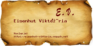 Eisenhut Viktória névjegykártya